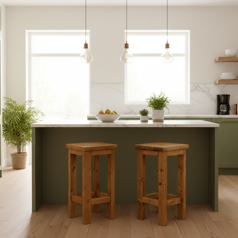 Rustic Breakfast bar stool