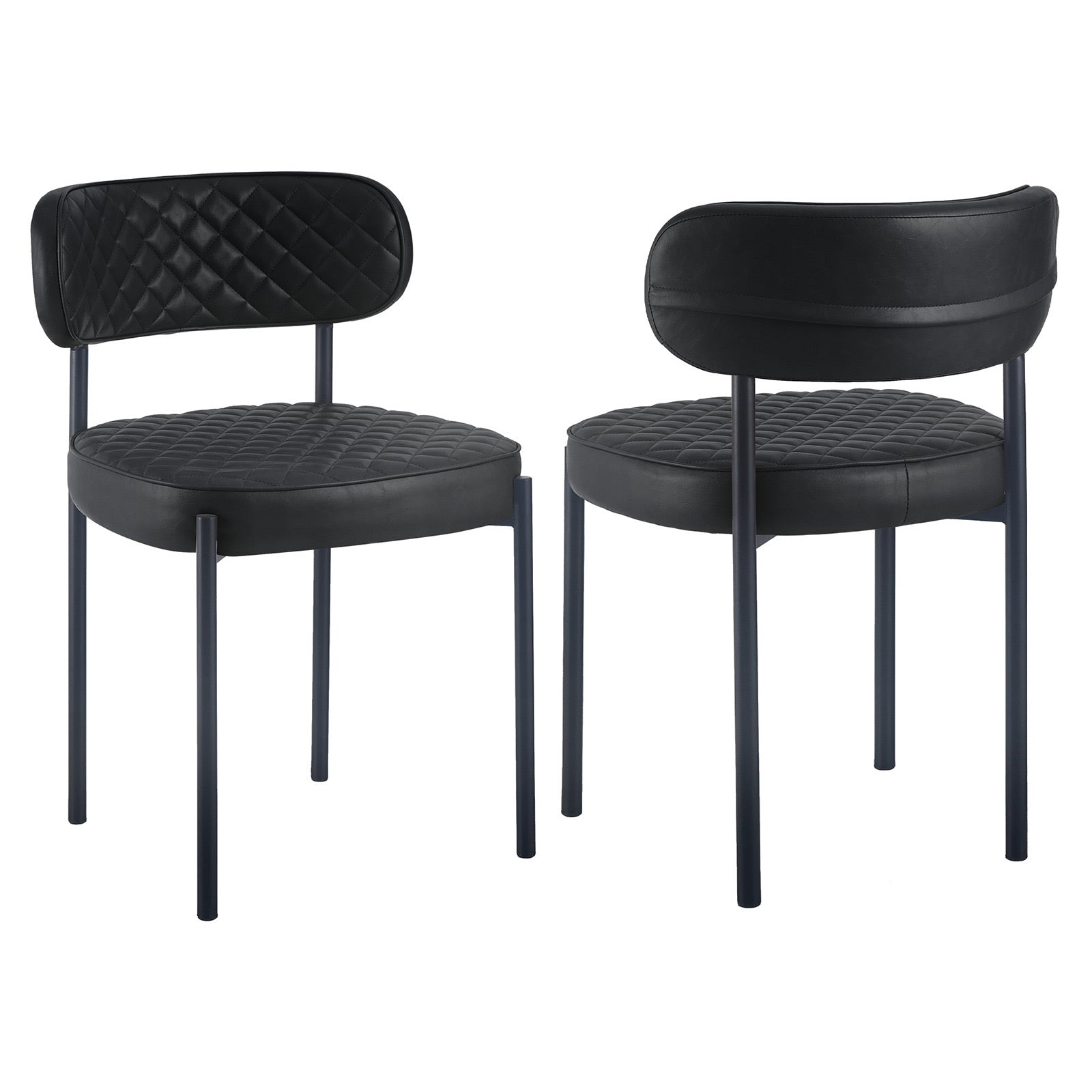 Maintor dining chairs - PU leather Set of 4
