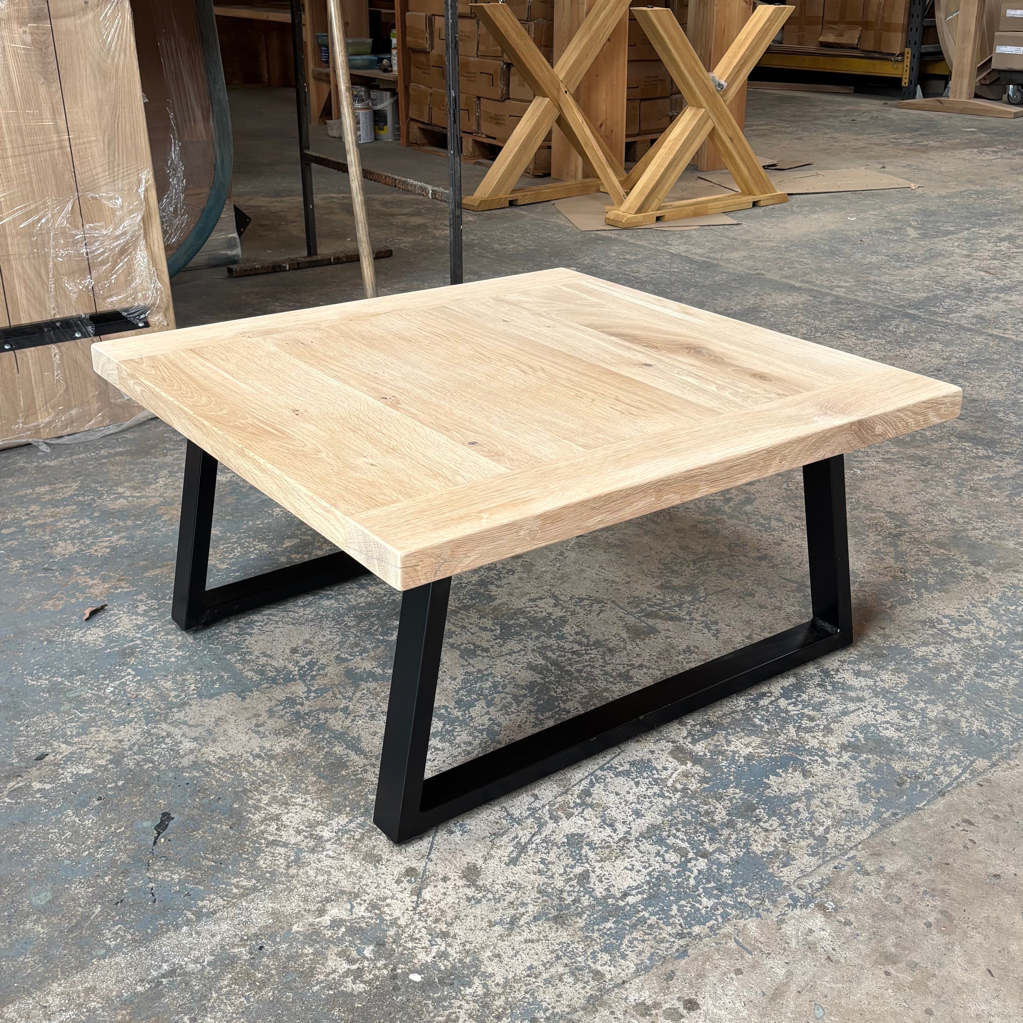 Ex Demo - Solid Oak Boscobel Coffee Table - 80cm x 80cm