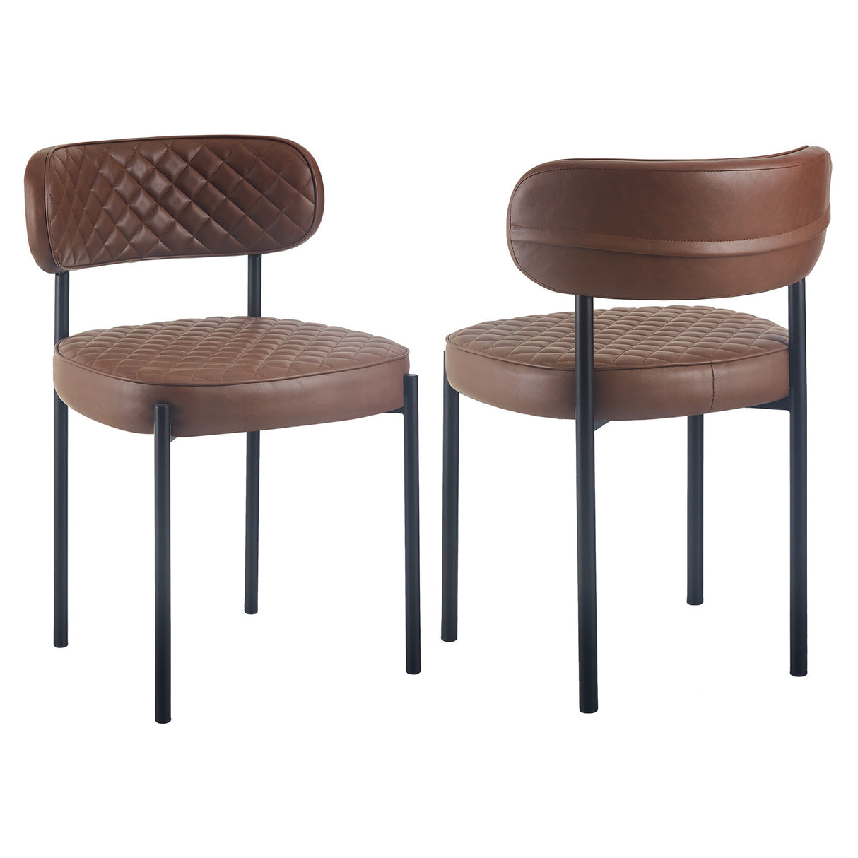 Maintor dining chairs - PU leather Set of 4