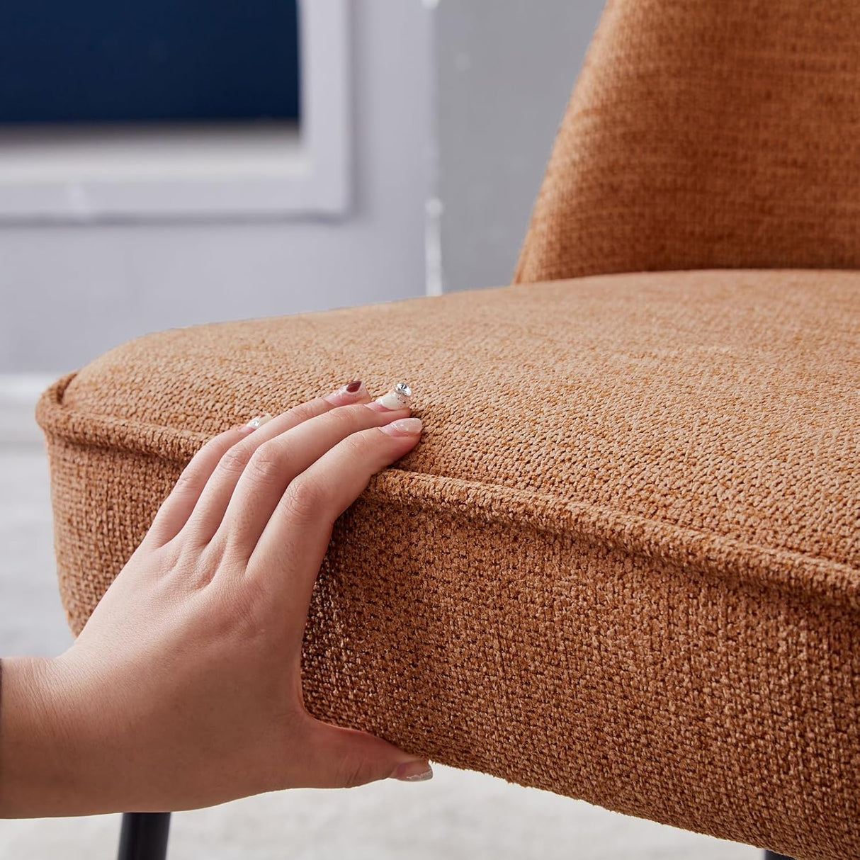 Churn Dining Chairs - Velvet Cushioned Set of two