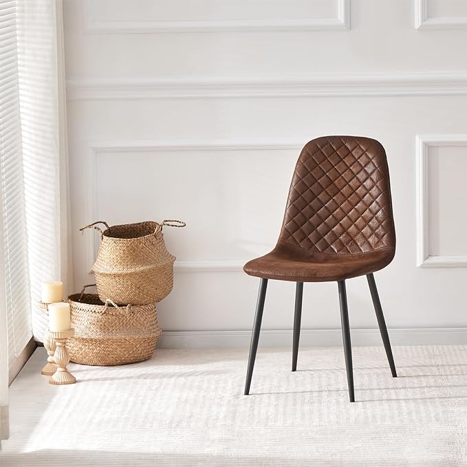 Caradoc dining chairs - Faux leather / Velvet masterplank uk shop