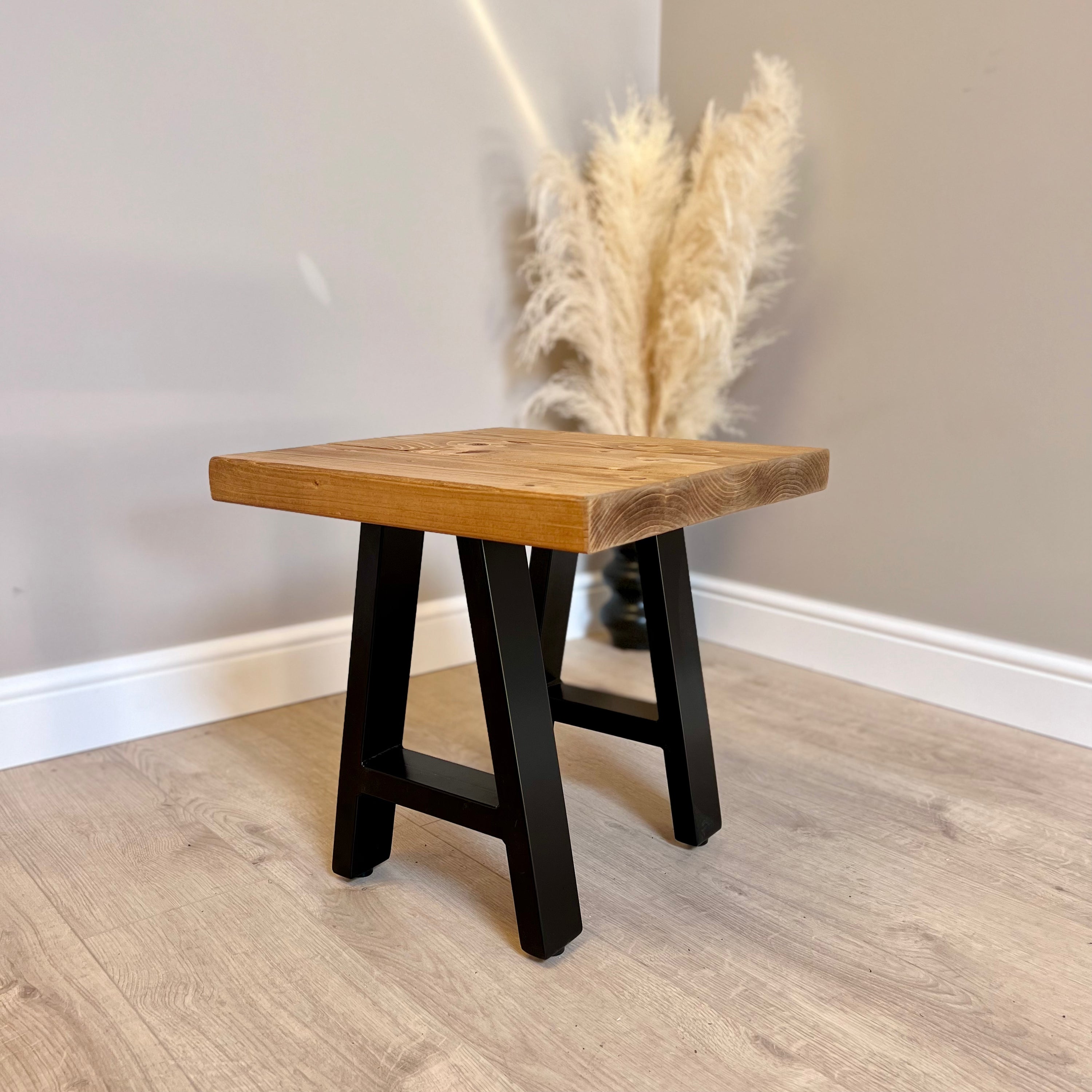 Rustic Coffee table, Bedside Table, side table - A frame leg Tables masterplank-shop