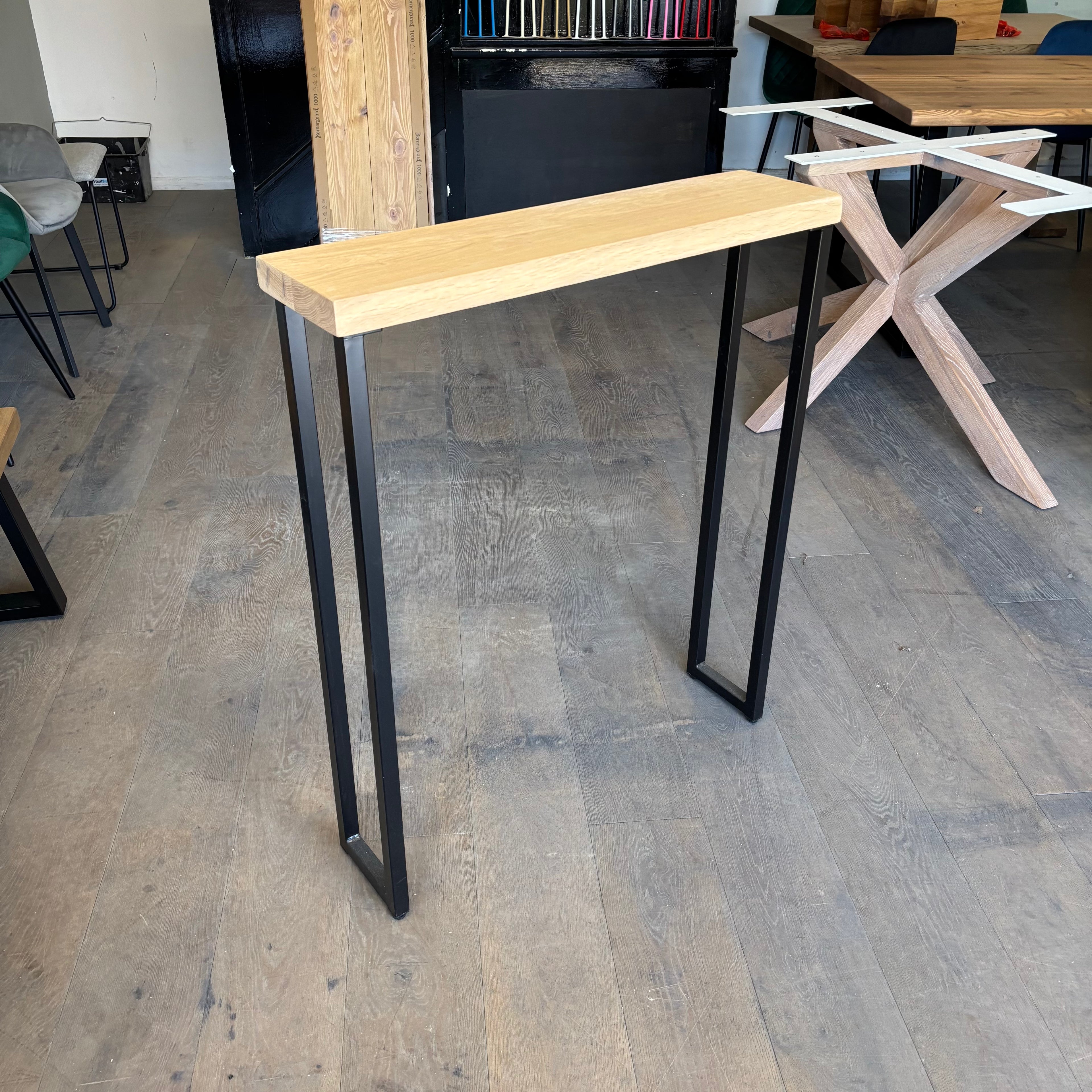 Ex Demo - Solid Oak Dean Console 80cm x 20cm