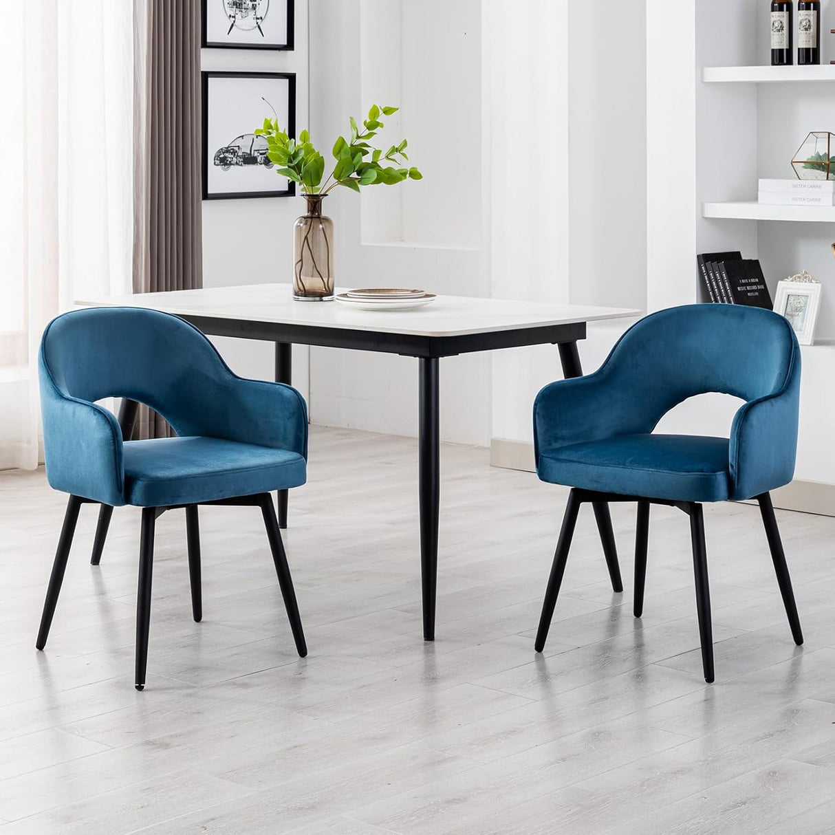 Nature Swivel Dining Chair Set of Two