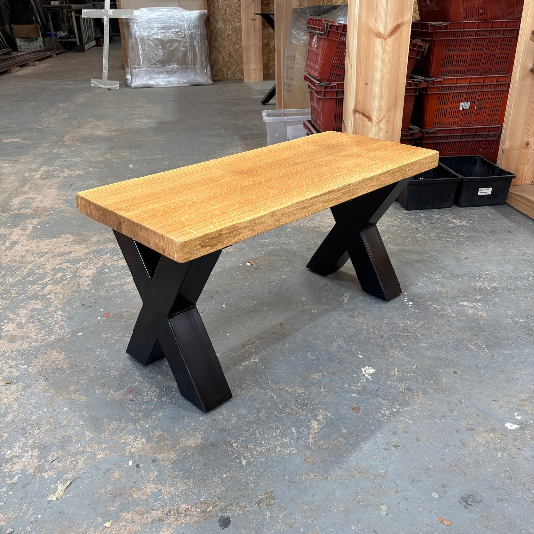 Solid Oak Dining Bench