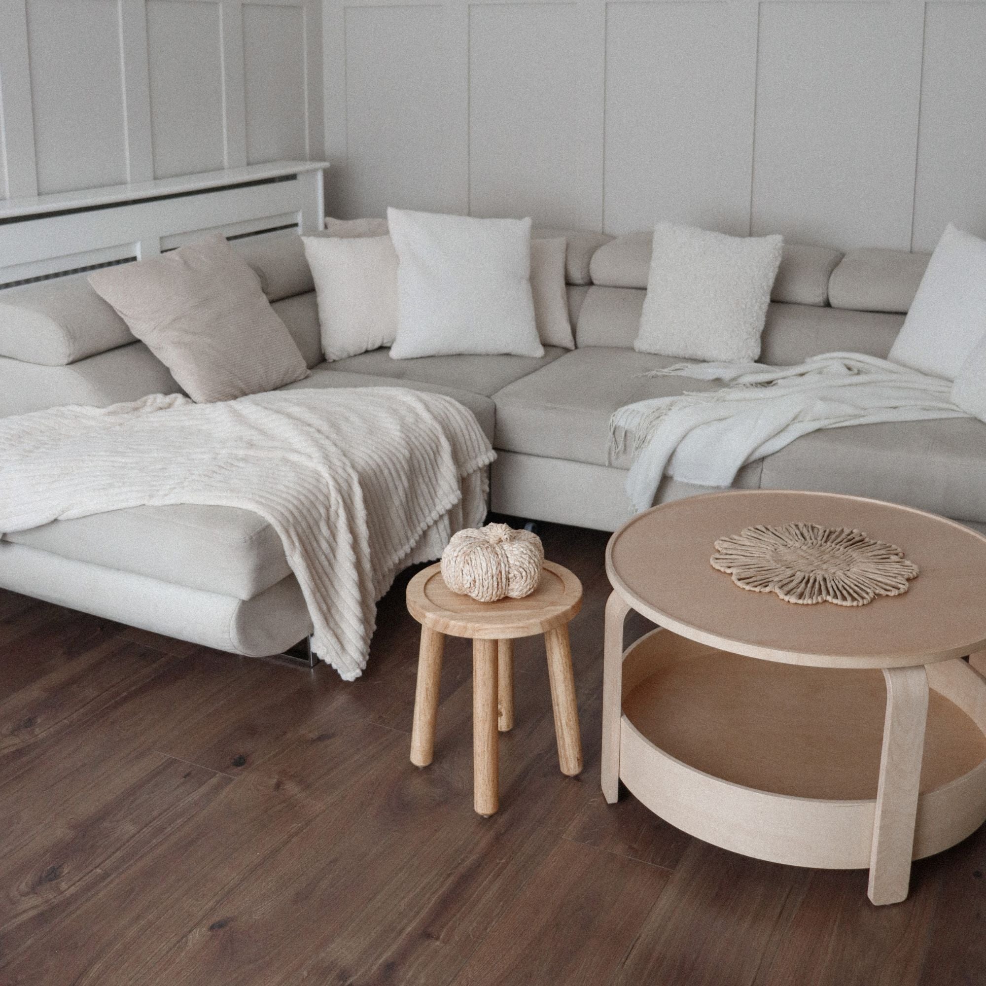 Rustic Small Wooden Stool - Milking stool - Oxford Stool Masterplank UK