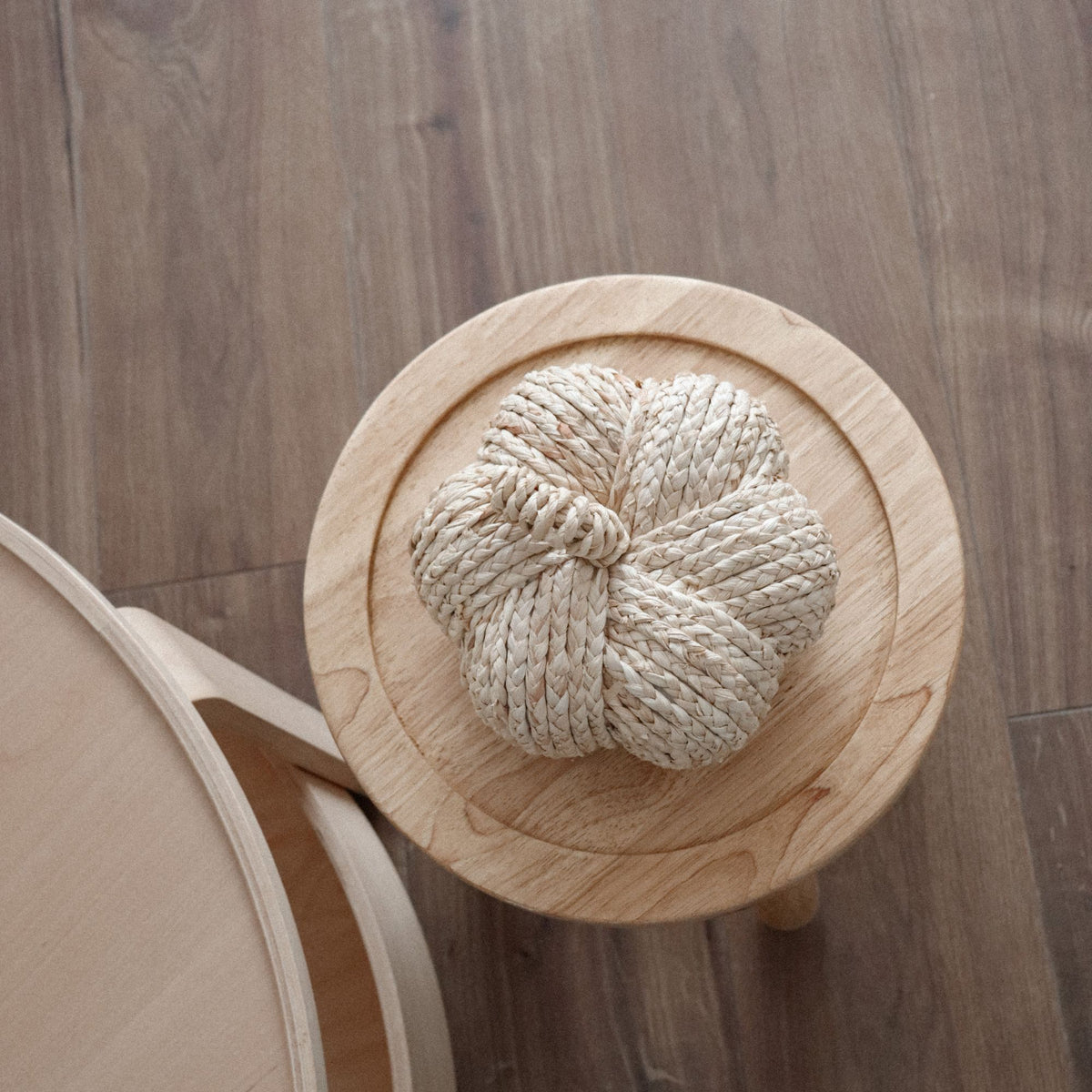 Rustic Small Wooden Stool - Milking stool - Oxford Stool Masterplank UK