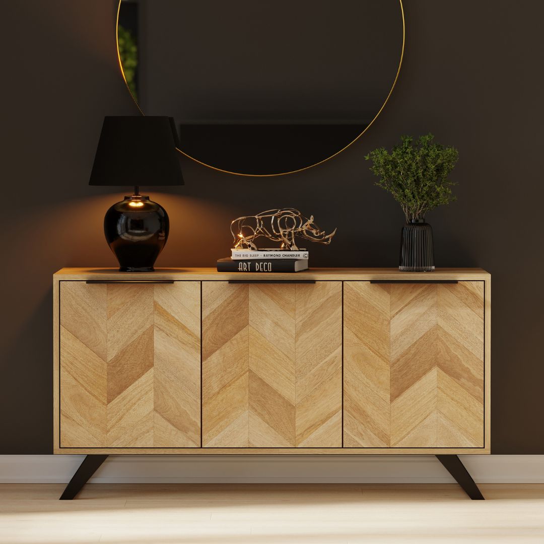 Ragleth Large side unit Herringbone design Masterplank UK