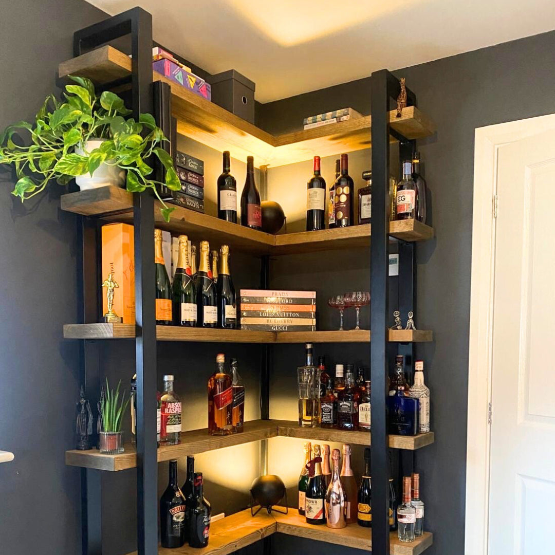 Sherwood - Wooden Corner Bookcase