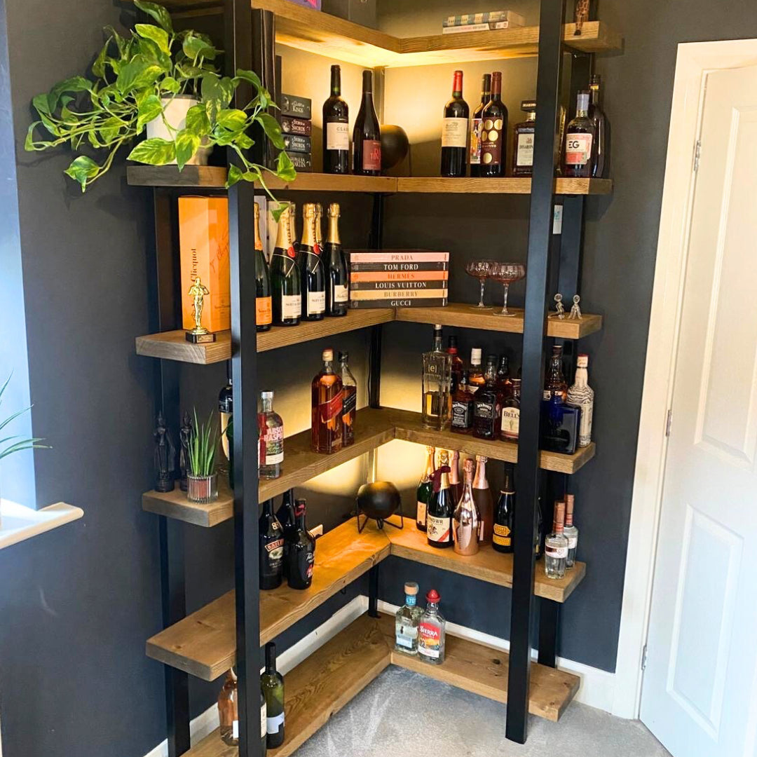 Sherwood - Wooden Corner Bookcase