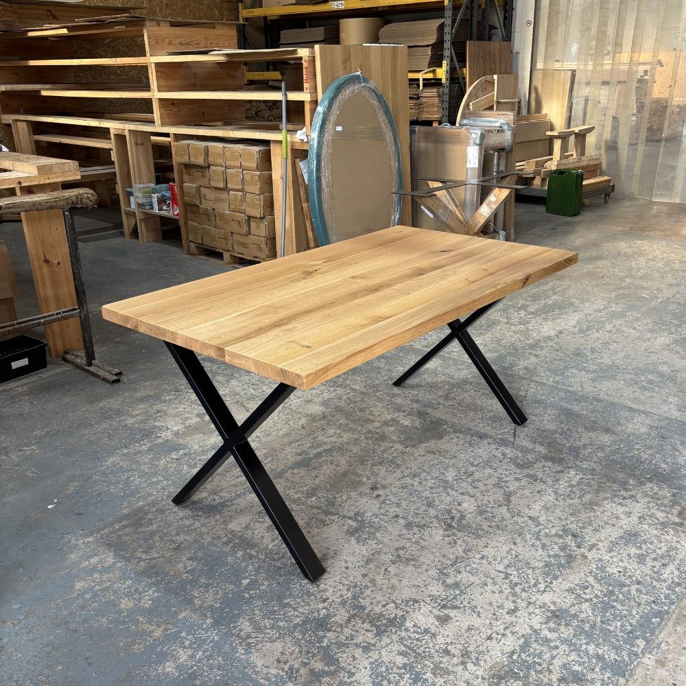 Solid Oak Dining Table With a Choice of legs