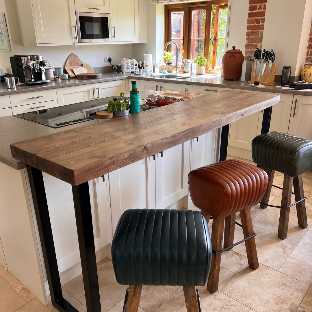 Rustic Wooden Breakfast Bar