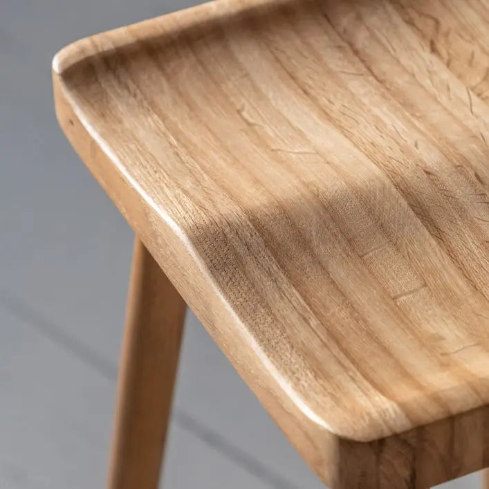 Topseat Oak wooden Bar Stool