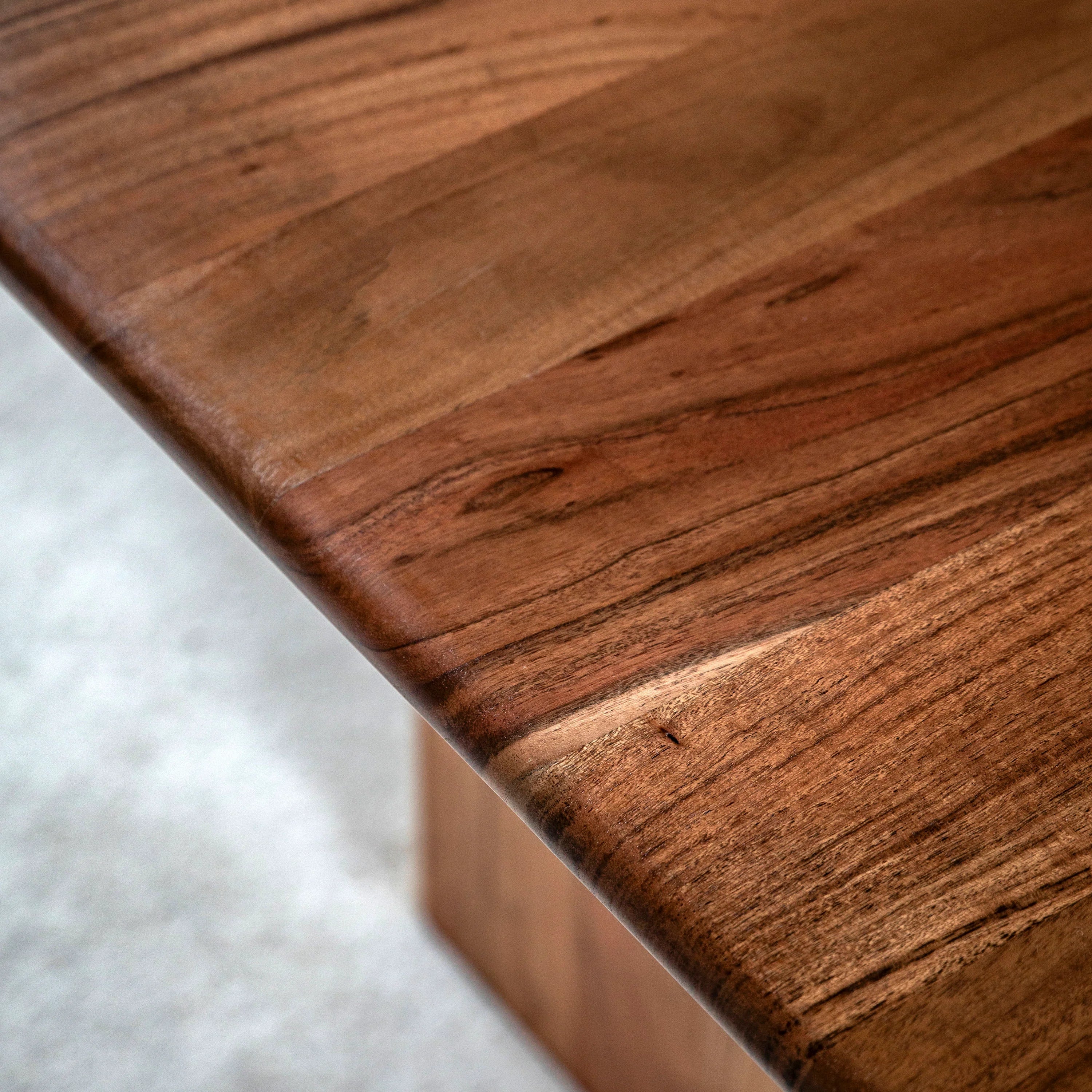 Turner Solid Acacia Dining Table and Bench Set