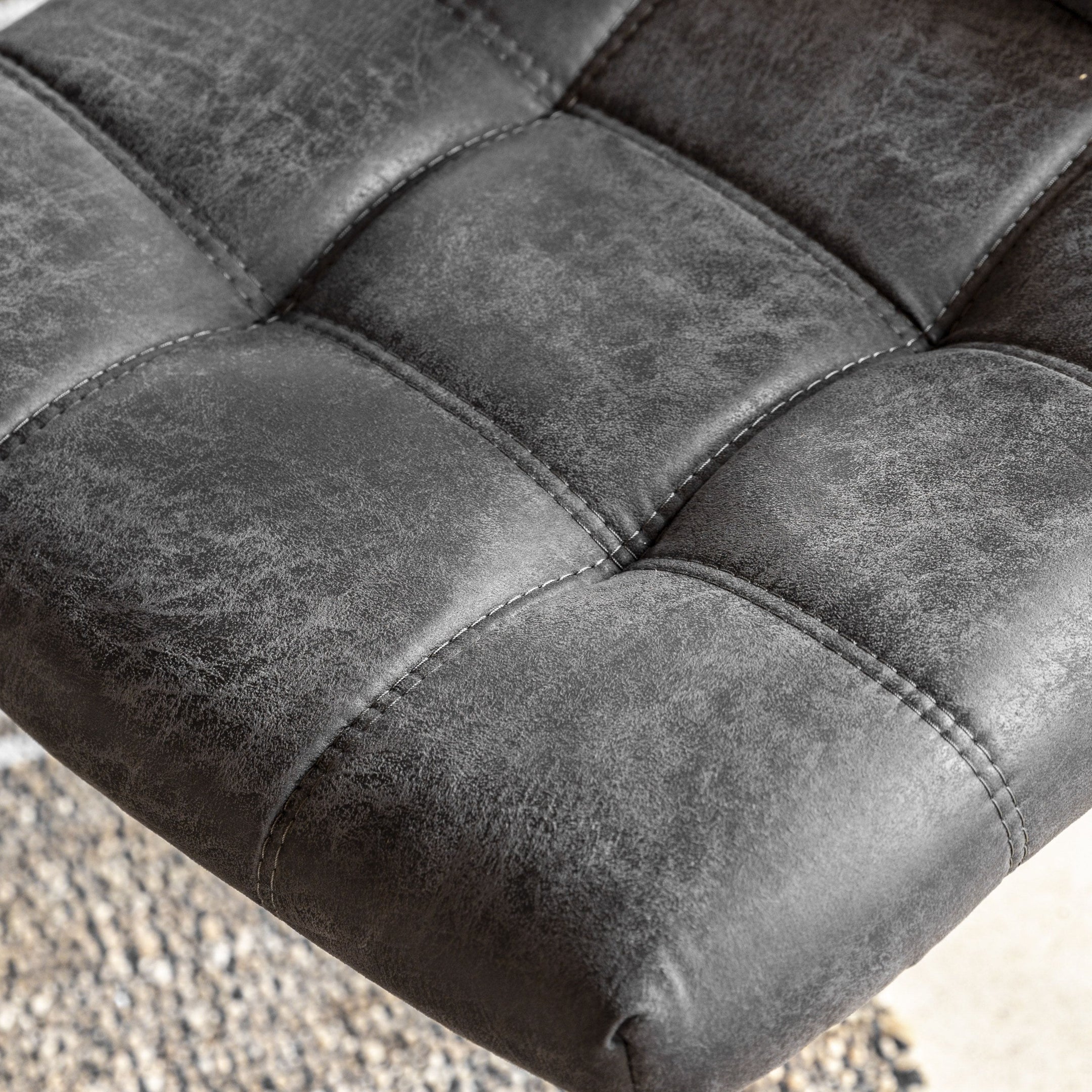 Bradoc Faux Leather Dining Chair Set of Two