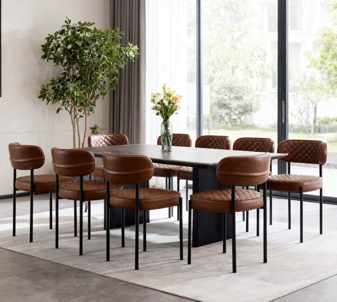 Maintor dining chairs - PU leather Set of 4