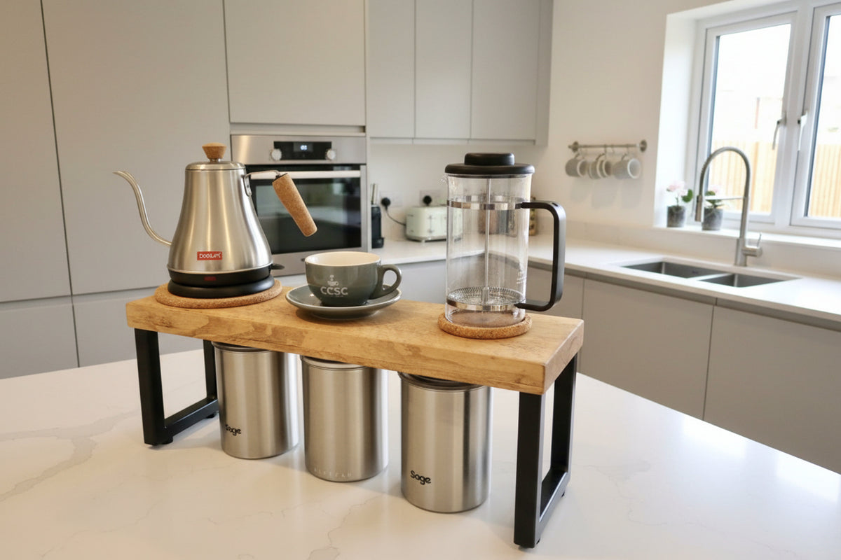 Spice Rack / Shoe Rack handcrafted in the UK Shelves masterplank-shop