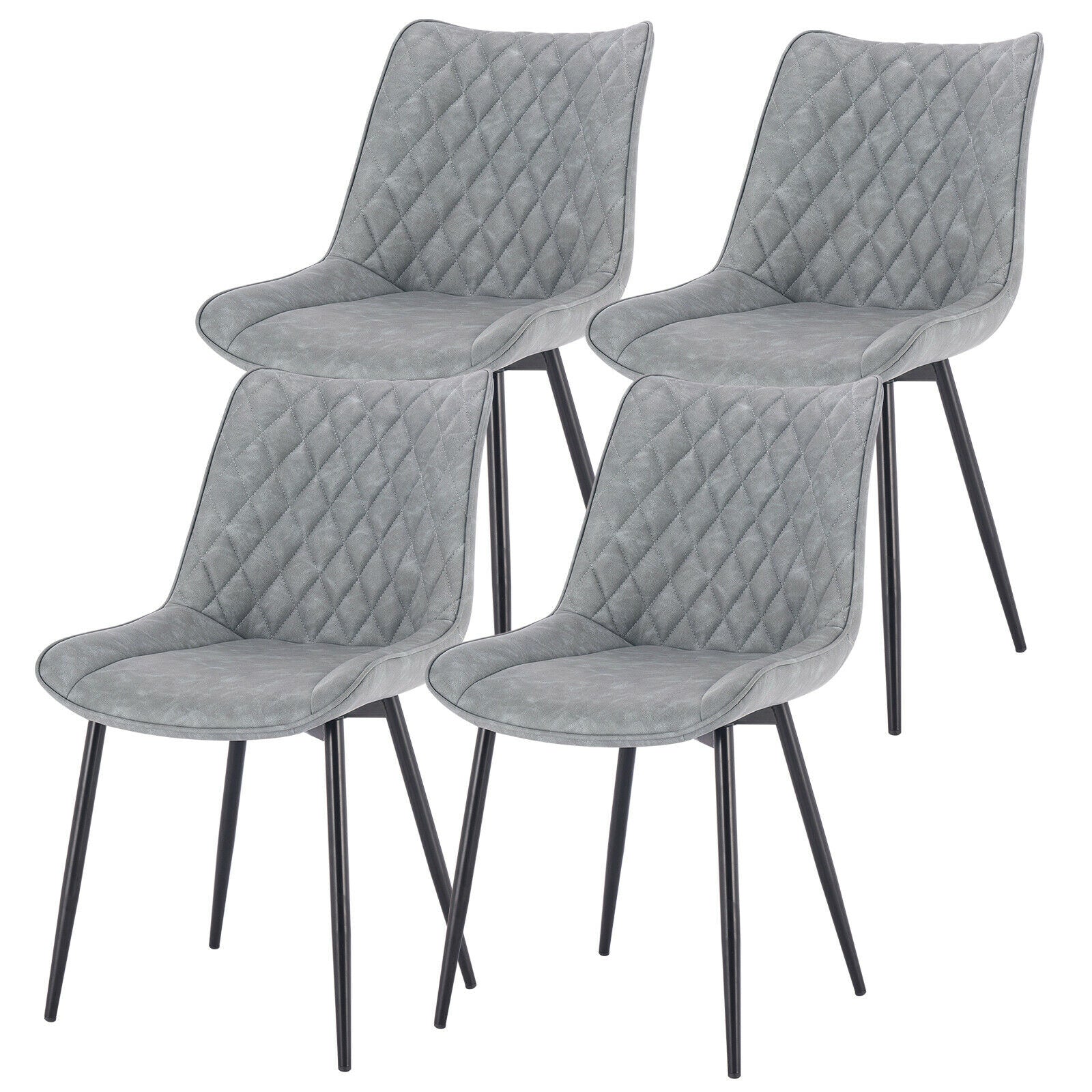 Wilcox Dining Chairs Chairs Masterplank UK Light Grey Set of 4
