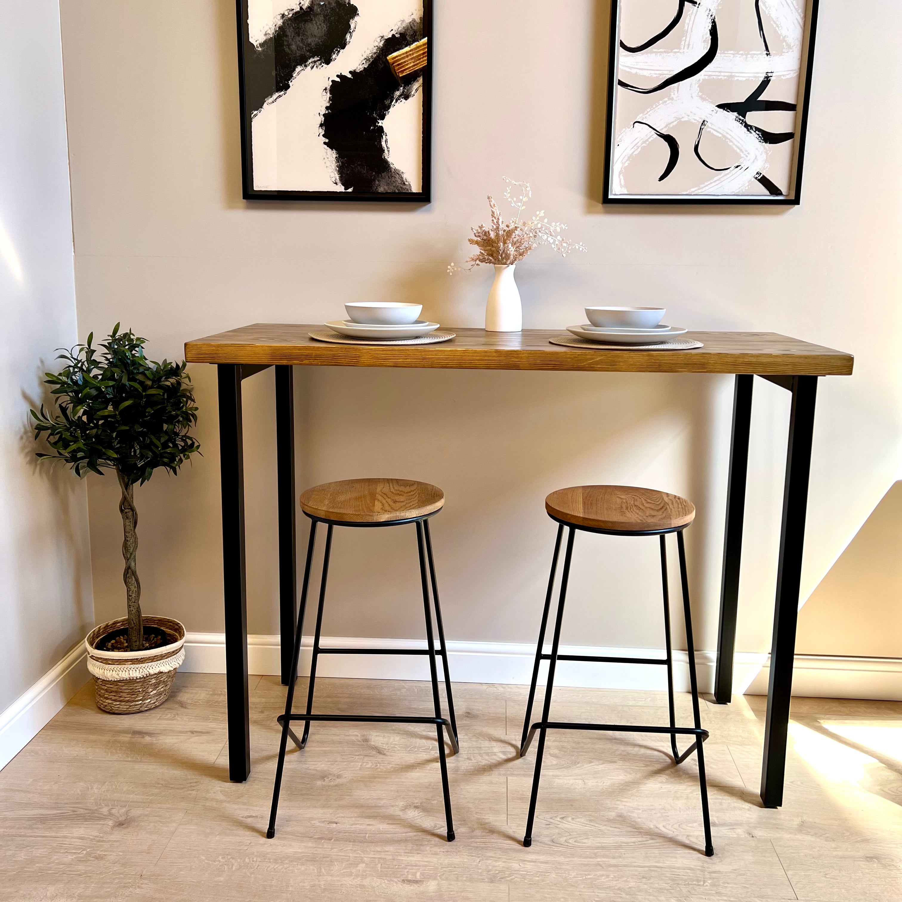 Rustic breakfast bar Tables masterplank-shop