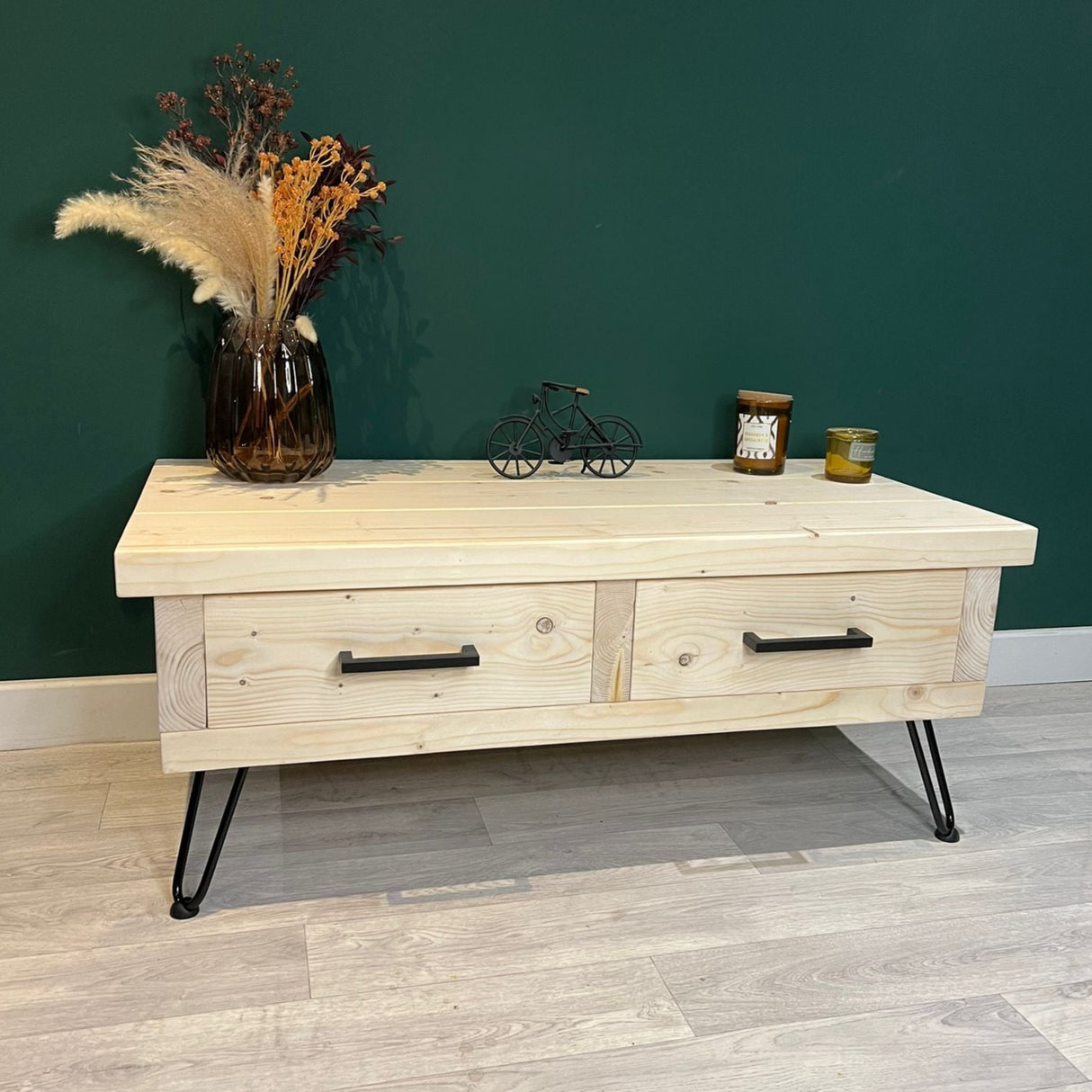 Bennett Rustic TV Unit Tables masterplank-shop Small