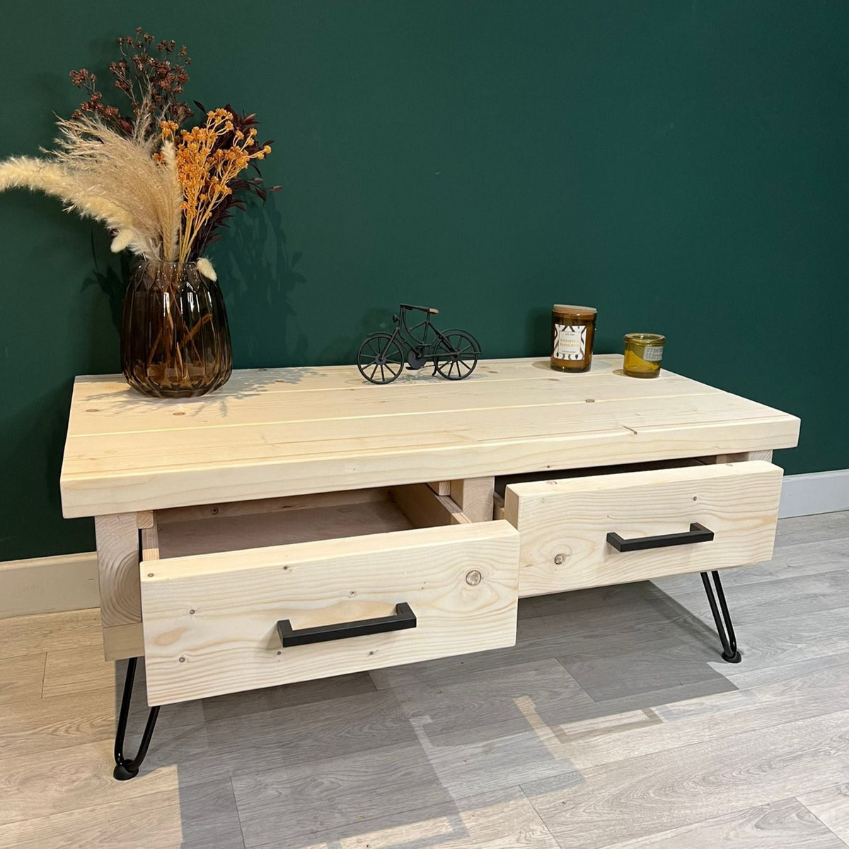 Bennett Rustic TV Unit Tables masterplank-shop