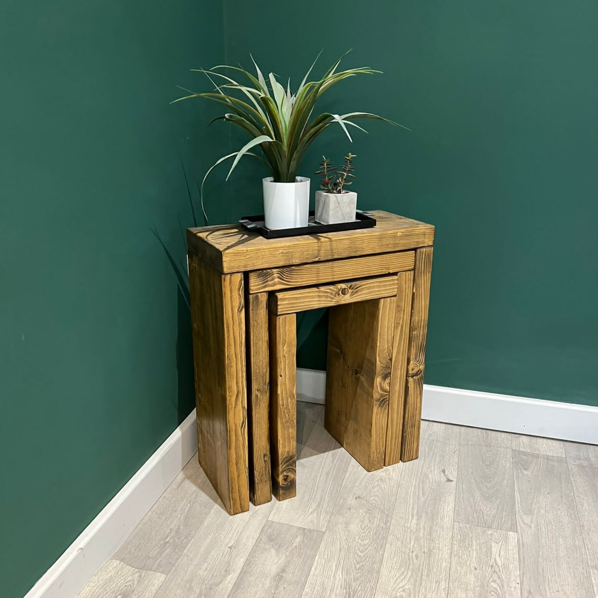Rustic Nest Of Tables Tables Masterplank UK