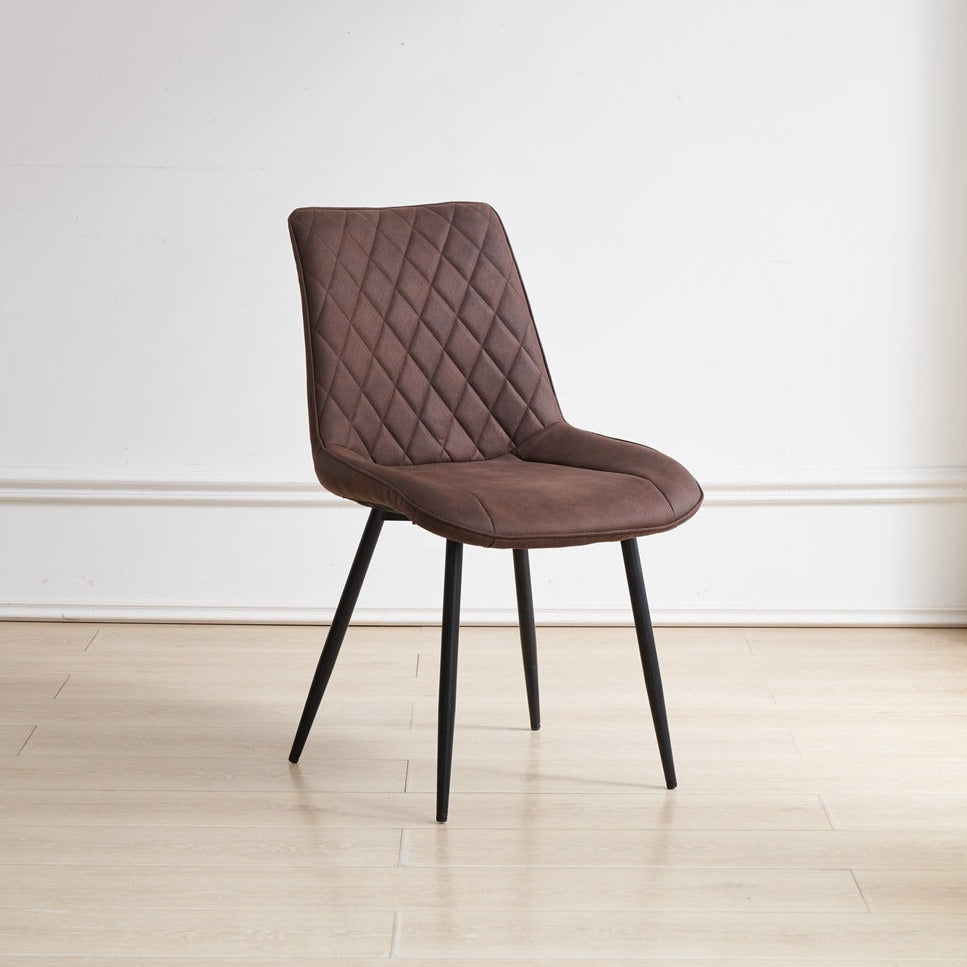 Masterplank Brennan Dining Chairs Chairs Masterplank UK Brown Single chair