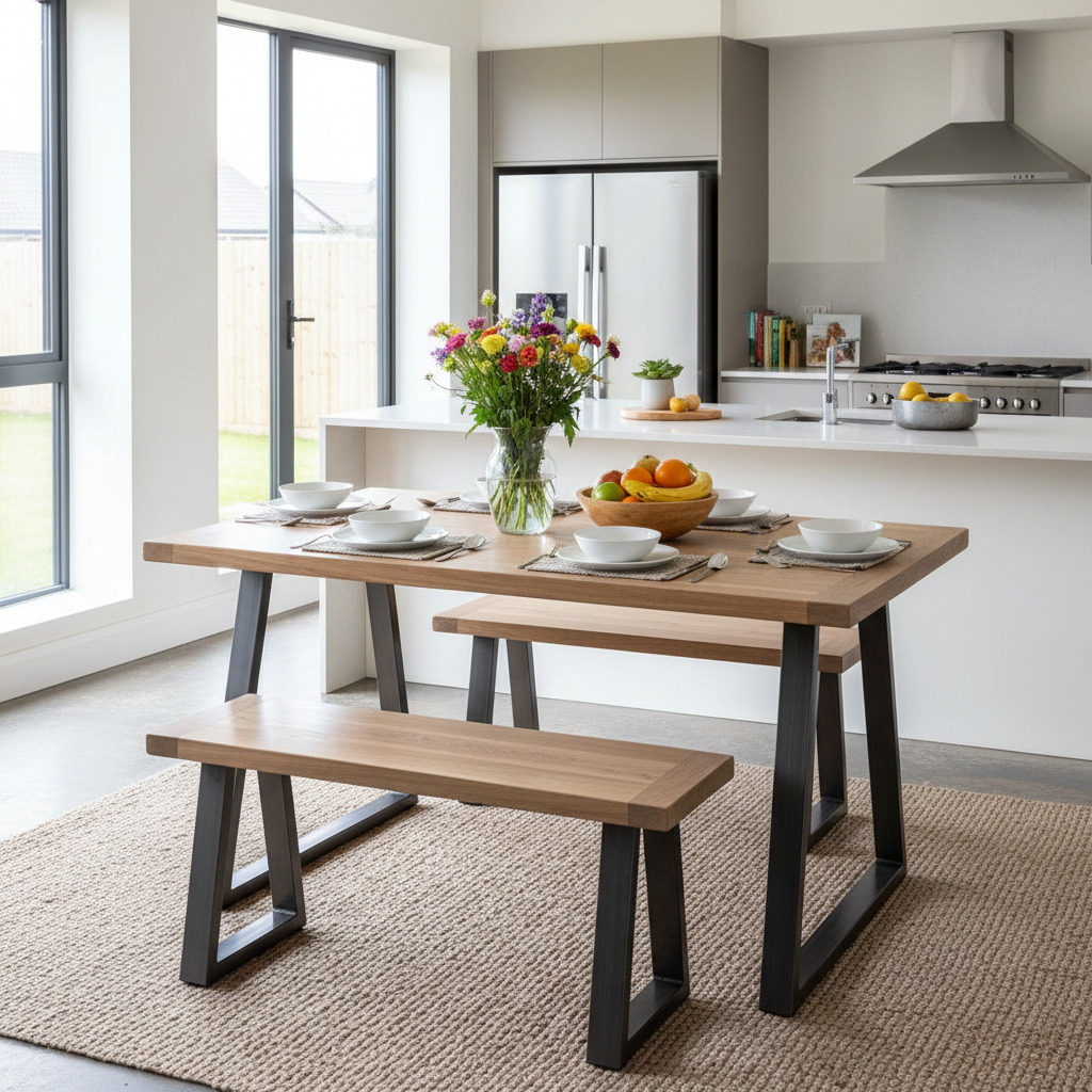 Premium Solid Hardwood Tables Handcrafted in Shrewsbury - Masterplank UK