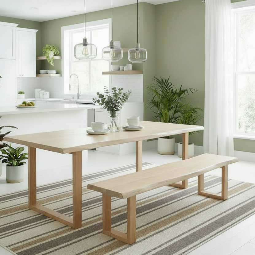 Solid Oak Dining Table With a Choice of legs