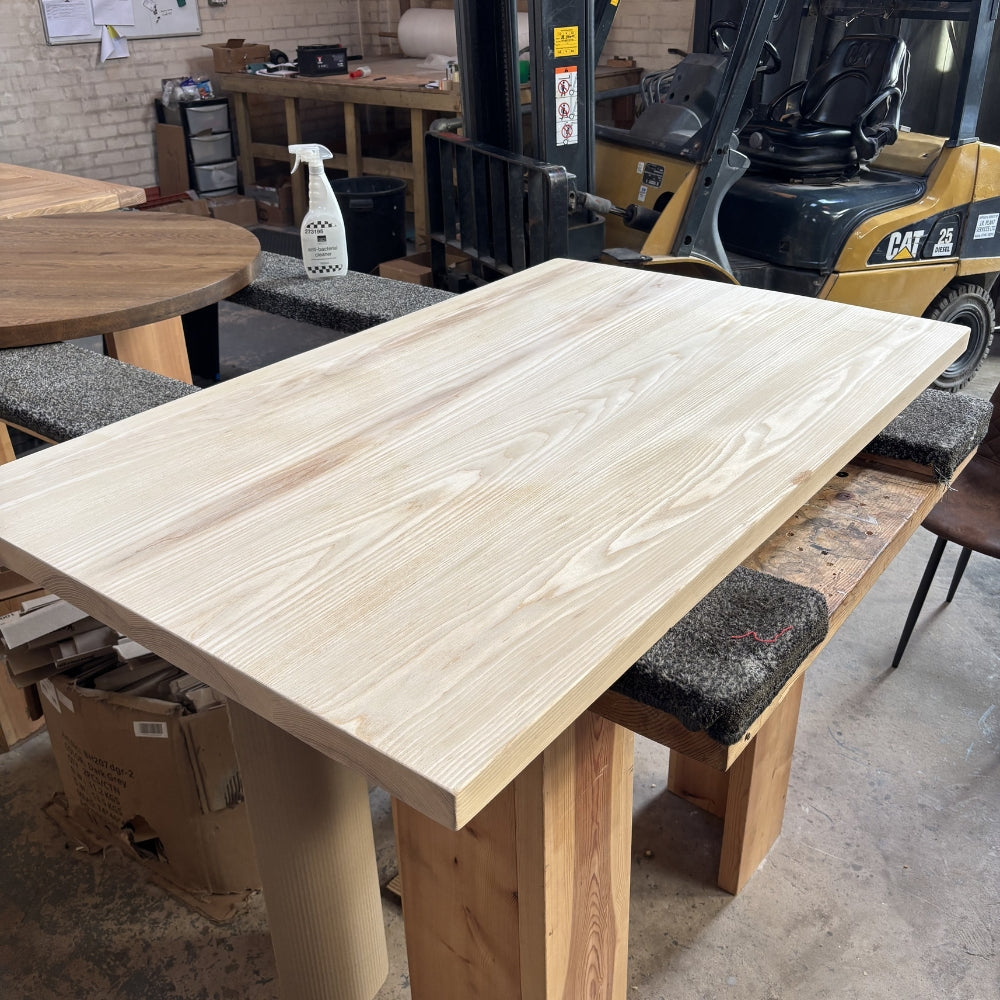 Wooden ash table top with choice of legs