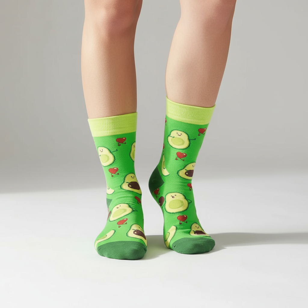 Avocado Feet - Patterned Socks