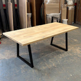Ex Demo - Solid Oak 200cm x 100cm table - Choose stain and legs