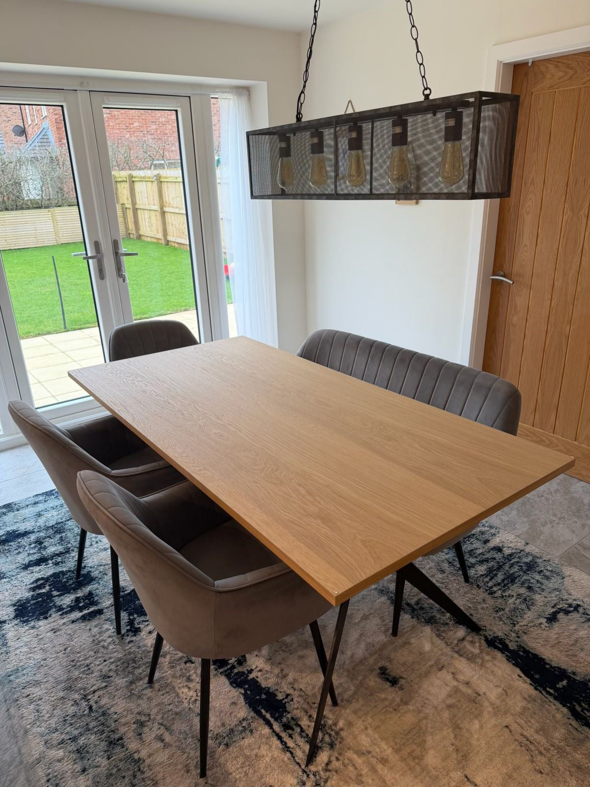 Handmade Oak Vaneer Dining table