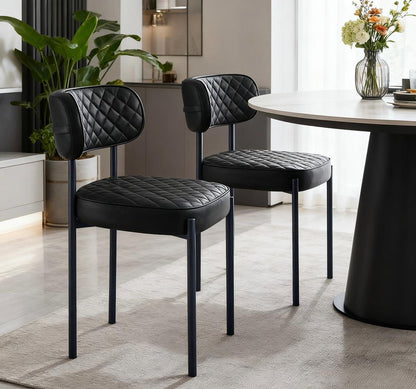Maintor dining chairs - PU leather Set of 4