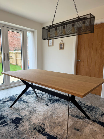 Handmade Oak Vaneer Dining table