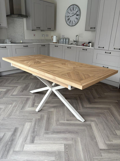 Oakley Central Extending Solid Oak Dining table