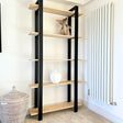Solid Oak Premium wood - Bookcase storage rack Wall Shelves & Ledges Masterplank UK   