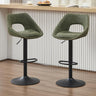 Backup Breakfast Bar Stool - Swival PU Leather Set of Two