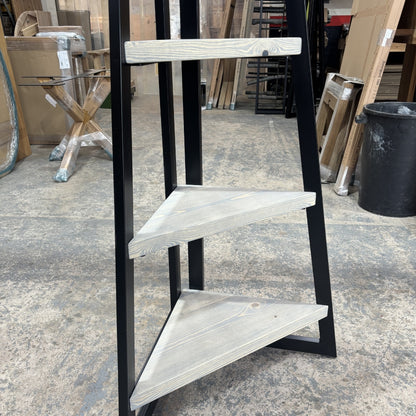 Ex Demo - 220cm Tall Severnlake ladder shelf - Belgium grey