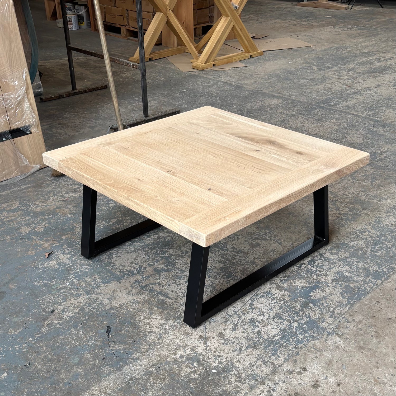 Ex Demo - Solid Oak Boscobel Coffee Table - 80cm x 80cm