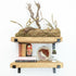 Pair of Rustic Wooden Shelves handcrafted in the UK Shelves masterplank-shop   