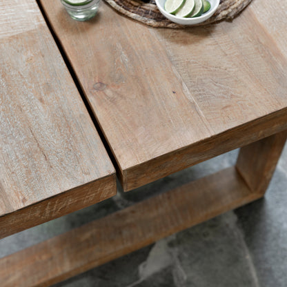 Burnan Solid Oak Dining Table Set - Oak Box legs masterplank uk