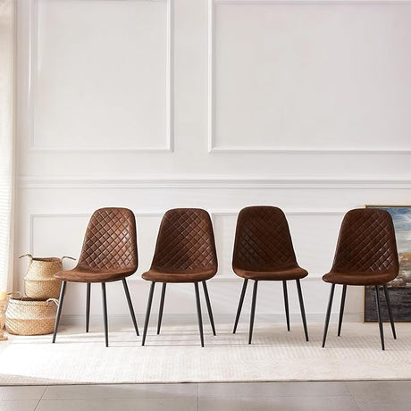 Caradoc dining chairs - Faux leather / Velvet masterplank uk shop