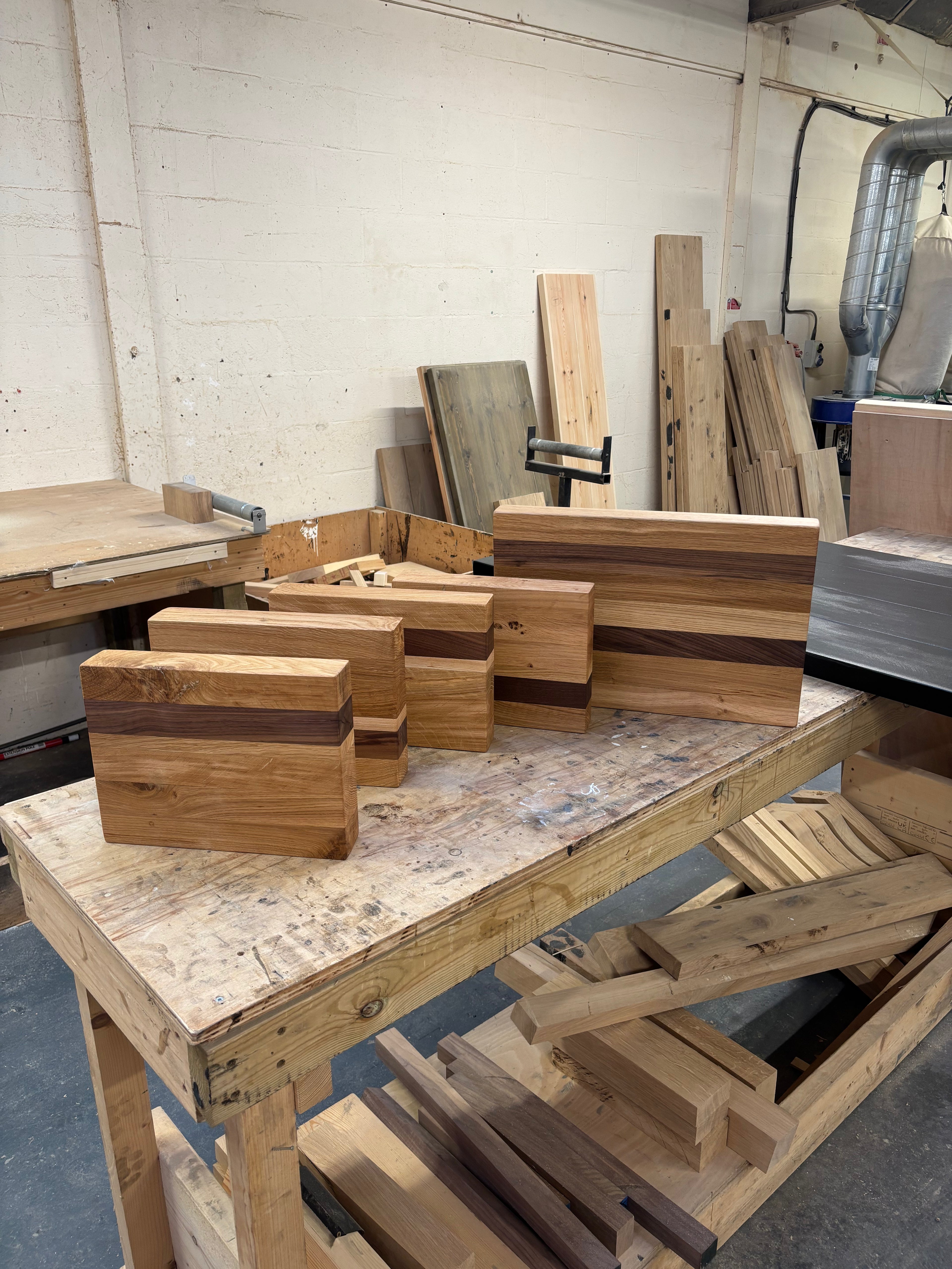 handmade chopping boards solid oak walnut