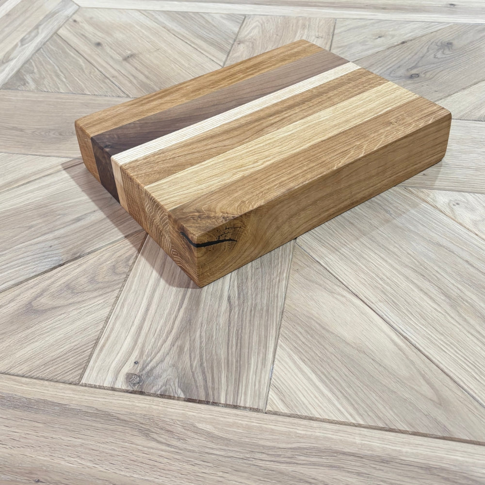 Solid Oak, Walnut and Ash Chopping Board or Serving Board