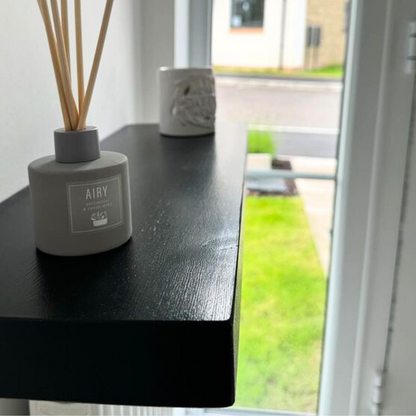 Rustic floating shelf handmade wooden masterplank uk