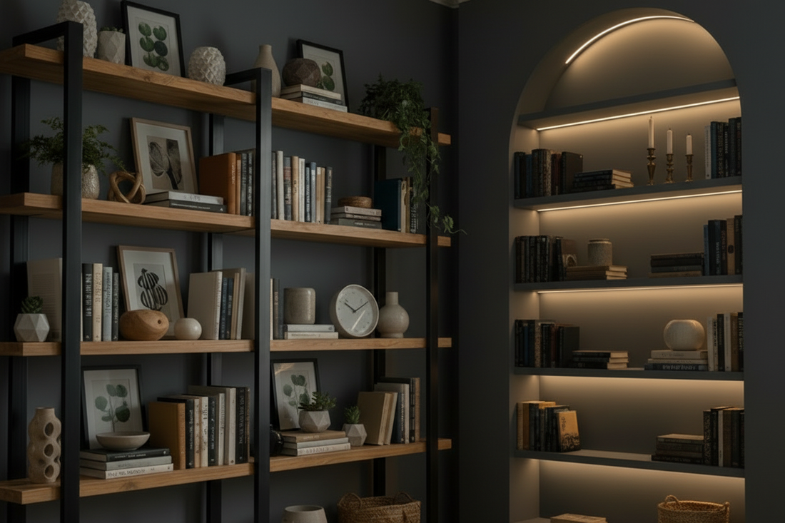 Sherwood - Double width Wooden Bookcase