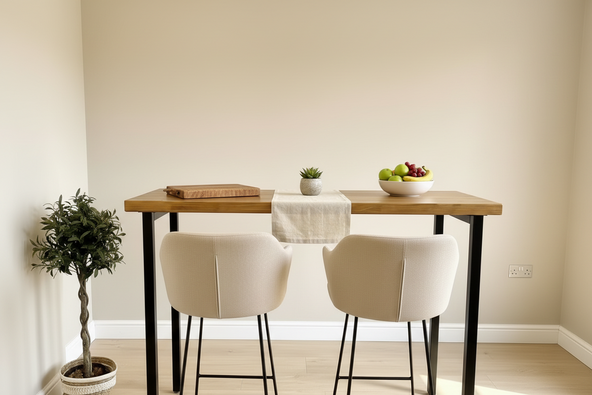 Solid Oak Breakfast Bar