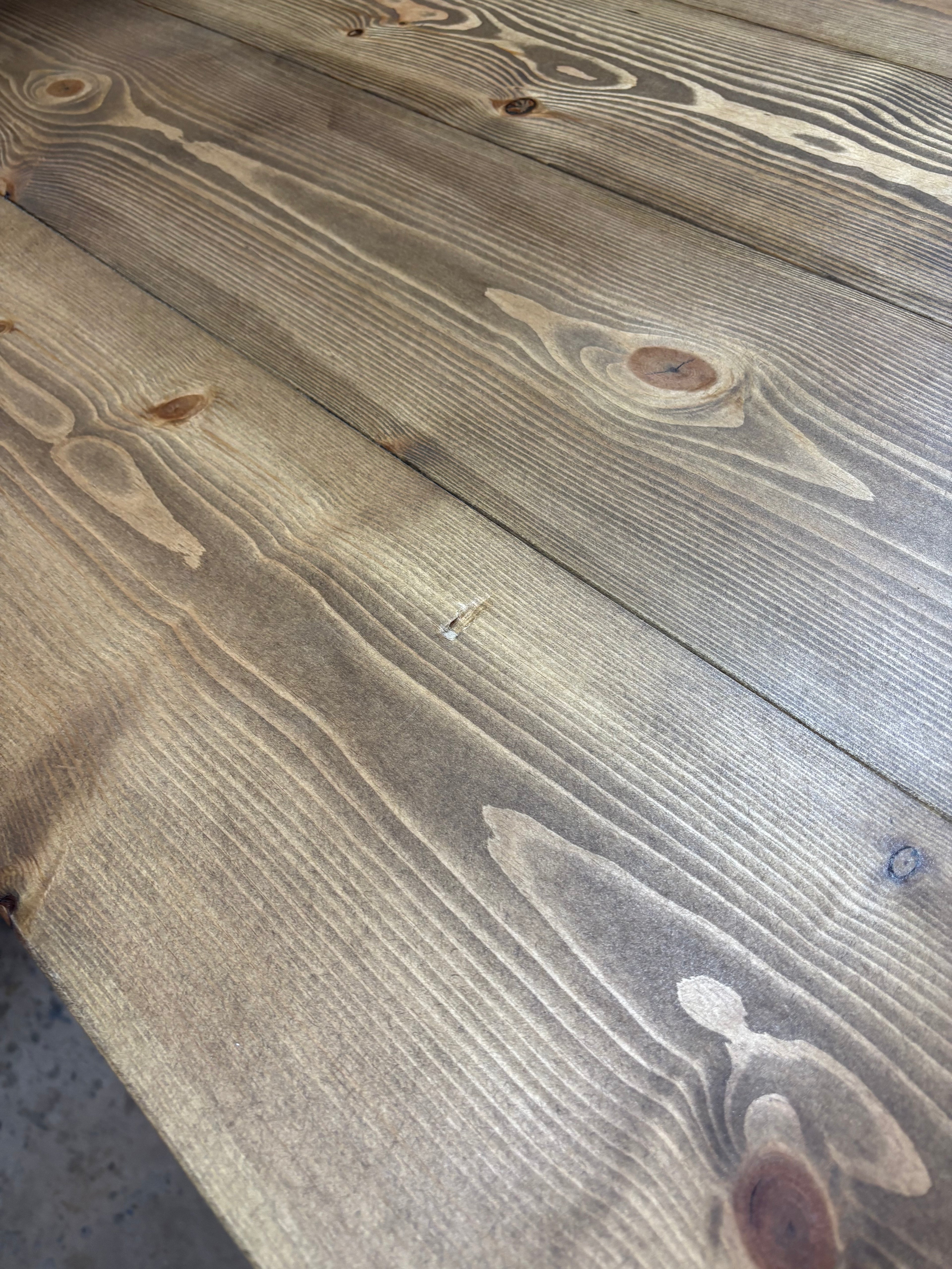 Ex Demo - 200cm x 88cm Jacobean Dining Table - Choose your legs